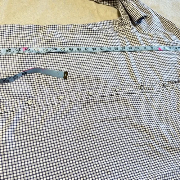 Rodd & Gunn Shirt Men's Sz Large Italian, cotton Long Sleeve white and blue - Picture 7 of 8